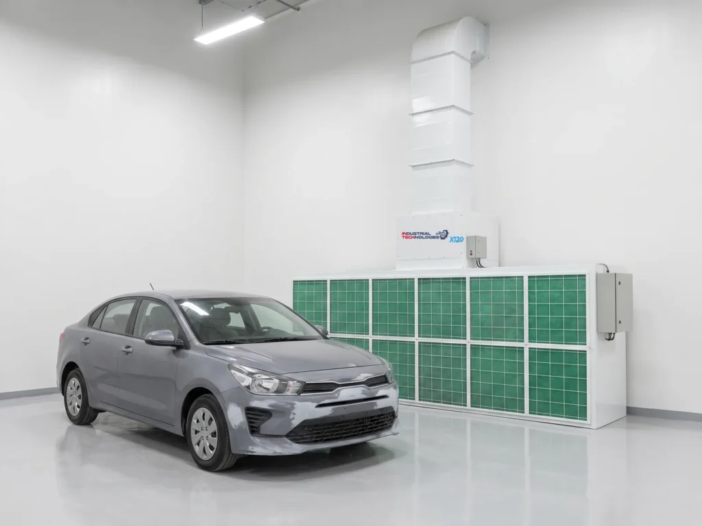 INTECH PURE 120 open prep station, front three-quarter view