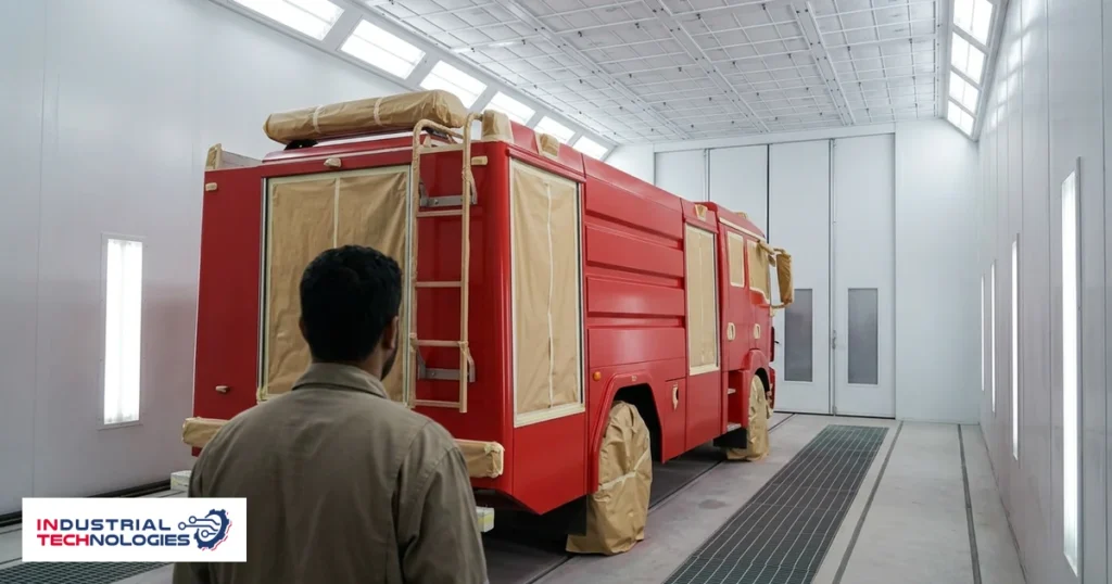 Civil defense vehicle booth