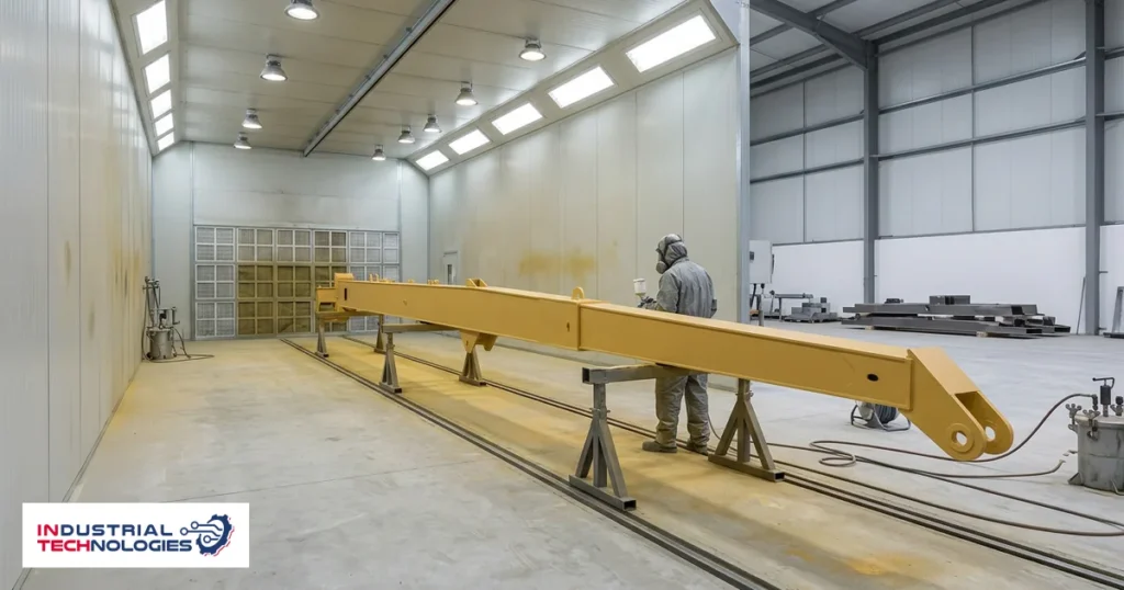 Crane and Loader Coating Booth