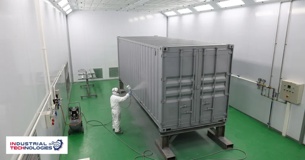 Military Container Coating Booth