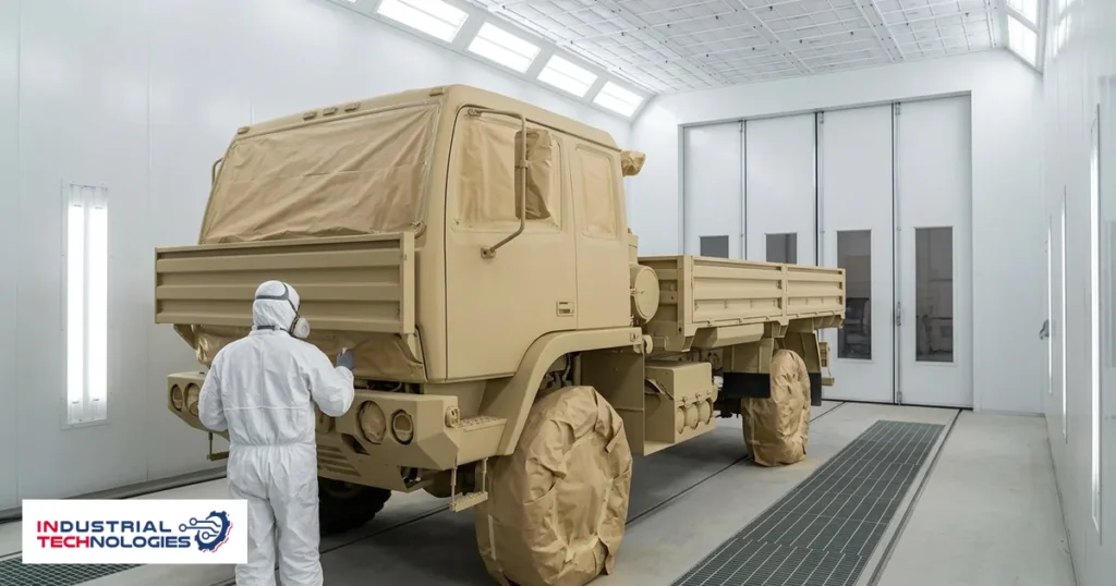 Military Vehicle Paint Booth