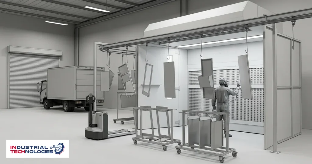 Retail Display Finishing Booth