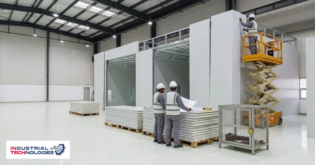 Site security during installation inside a defense facility