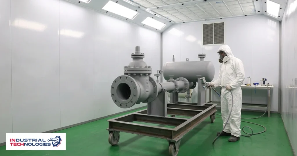 Valve and Pipe Coating Booth