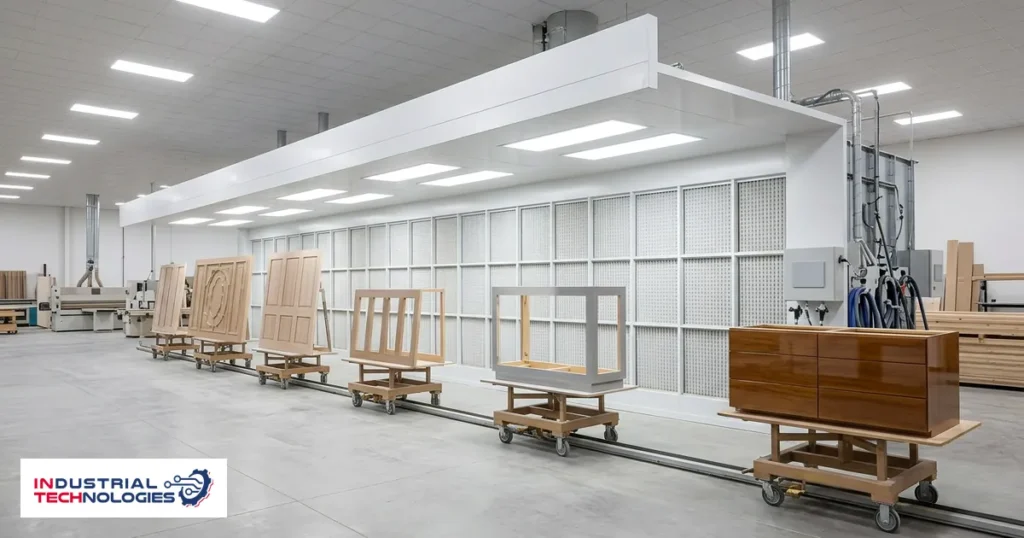 Wooden Decor Finishing Booth